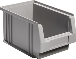 LA-KA-PE Magazijnbak | L230xB150xH125 mm | PP grijs | 25 stuks - 01750 02 05 01750 02 05