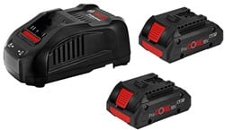 Bosch Blauw 18v starterset met 2 accu's ProCore18V 4.0Ah +  Lader GAL 1880 CV - 1600A016GF