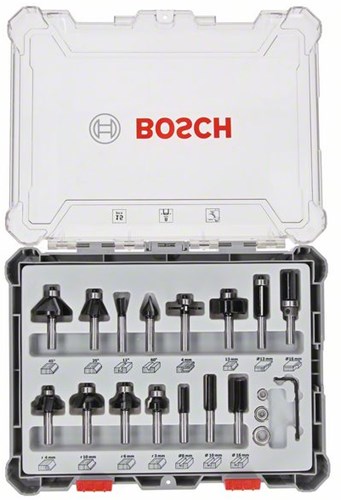 Bosch Accessoires 15-delige gemengde freesset - schachtdiameter 6 mm - 2607017471-3