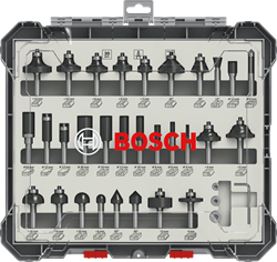 Bosch Accessoires 30-delige gemengde freesset - schachtdiameter 6 mm - 2607017474