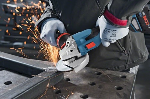 Bosch Blauw GWS 18V-15 SC Professional Haakse accuslijpmachine | BITURBO | zonder accu's en lader in L-BOXX, met GCY42 - 06019H6100-3