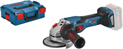 Bosch Blauw GWS 18V-15 C Professional Haakse accuslijpmachine | BITURBO | zonder accu's en lader in L-BOXX - 06019H6000