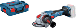 Bosch Blauw GWX 18V-15 C Professional Accu Haakse slijper | X-LOCK | BITURBO | zonder accu's en lader in L-BOXX - 06019H6400