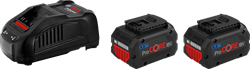 Bosch Blauw 18v starterset met 2 accu's ProCore18V 5.5Ah +  Lader GAL 1880 CV - 1600A0214C