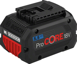 Bosch Blauw ProCORE 18V 5.5 Ah Professional accu 5.5Ah Performance - 1600A02149