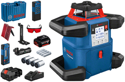 Bosch Blauw GRL 600 CHV | Accu rotatielaser 18V rood in koffer (1x 4.0Ah ProCORE accu + lader) - 0601061F00