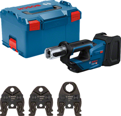 Bosch Blauw GPT 18V-19 Accu Perstang | 3 Persbekken U | In L-Boxx - 06019M2003
