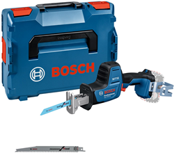Bosch Blauw GSA 18V-24 Reciprozaag | Solo | Incl. Zaagblad S922EF, S2345X, Haak | Zonder Accu en Lader in L-Boxx - 06016A5101