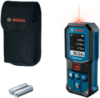 Bosch Blauw GLM 40-31 Laserafstandsmeter | 2 Batterij 1,5V LR6 (AA) + Opbergetui - 0601075000
