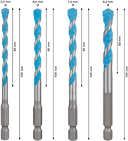 Bosch Accessoires EXPERT Borenset HEX-9 | MultiConstruction | 4-delig | 4/5/6/8 - 2608902289-3