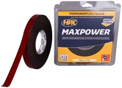HPX Max Power Outdoor bevestigingstape | Zwart | 19mm x 16,5m - OT1916 | 10 stuks - OT1916
