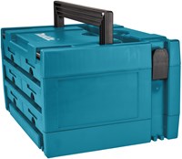 Makita Accessoires MAKSTOR 3.6 M-box Systainer met 6 laden - 395x295x215 mm - P-84333 - P-84333-3