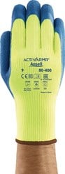 Ansell Koudebestendige handschoen | maat 9 geel/blauw | EN 388, EN 511, EN 407 | acryl met natuurrubber-latex | 12 paar - 80-400-9 80-400-9
