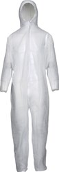 Asatex Wegwerpoverall | maat XXL | wit | PSA-categorie I | 1 stuk - PP-1L/XXL - PP-1L/XXL