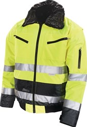 Prevent Veiligheids-pilotenjack | maat XXXL | geel/grijs | 100 % PES | 1 stuk - 174ZG/XXXL 174ZG/XXXL