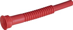 Hunersdorff Schenktuit | lengte 275 mm flexibel rood | 1 stuk - 819701 819701