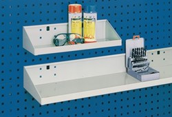 Bott Aflegbodem | B450xD250xH105/30mm | lichtgrijs | passend voor geperforeerde platen | 1 stuk - 14014031.16 14014031.16