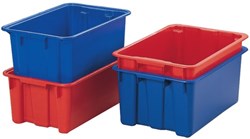 LA-KA-PE Draaistapelbak | PP blauw | L600xB400xH350mm | 1 stuk - LB/DB BLAU LB/DB BLAU