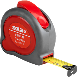 SOLA Rolbandmaat 5mtr Popular PP5 EG-Klasse 2 SB - 50024301