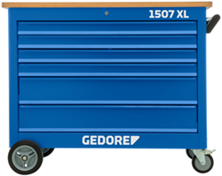 Gedore 1507 XL 40200 | Verrijdbare werkbank | extra breed | 6 laden | zonder gereedschap - 3127796