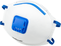 Wolfcraft Voorgevormde stofmaskers | Met ventiel | FFP2 | 15 stuks - 4948000