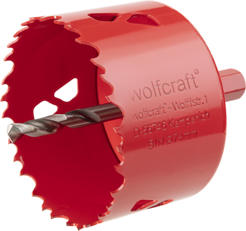 Wolfcraft Bi-metalen gatenzaag | BiM | Ø74mm | 1 stuk - 5475000
