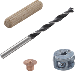Wolfcraft Deuvelset | Ø6mm | 31-delig | 1 set - 2916000