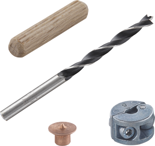 Wolfcraft Deuvelset | Ø6mm | 31-delig | 1 set - 2916000