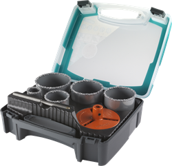 Wolfcraft Boorkop-set | 5-delig | HM | Ø33, 53, 67, 73, 83mm | 1 set - 3464000