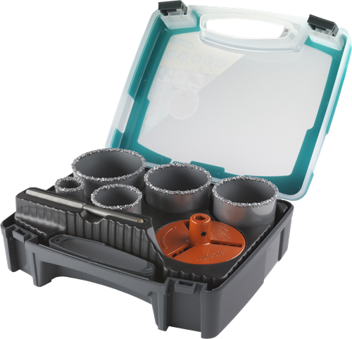 Wolfcraft Boorkop-set | 5-delig | HM | Ø33, 53, 67, 73, 83mm | 1 set - 3464000