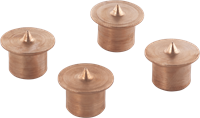 Wolfcraft Deuvelbevestigingen | Deuvelmarkeerpunten | Ø10mm | 4 stuks - 2913000