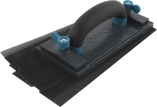 Wolfcraft Schuurset | Gips + 4 stramienstroken | 280 x 115mm | 1 set - 8722000