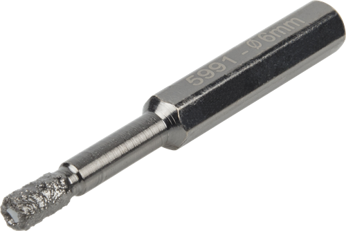 Wolfcraft Droogboor | Met diamant bestrooid | Zeskantschacht | Ø6mm | 1 stuk - 5991000