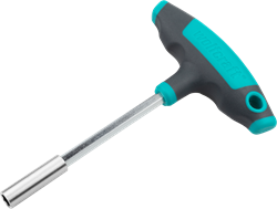 Wolfcraft T-handschroevendraaier | Met bitopname | 152 mm | 1 stuk - 1235000