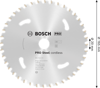 Bosch Accessoires PRO Steel cordless Cirkelzaagblad | 165 x 1,6 x 20 mm - 2608846858-2