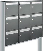Allux Flow Set 3-Breed, 3-Hoog Op Statief Antraciet - 40040065_3x3s