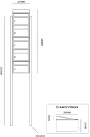 Stoer! Brickset 5-Hoog Met Dak Op Statief Antraciet - 40215065_1x5ds-2