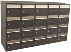 Stoer! Brickset 5-Breed, 4-Hoog Met Dak Antraciet - 40215065_5x4d