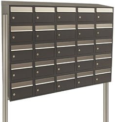 Stoer! Brickset 5-Breed, 5-Hoog Met Dak Op Statief Antraciet - 40215065_5x5ds