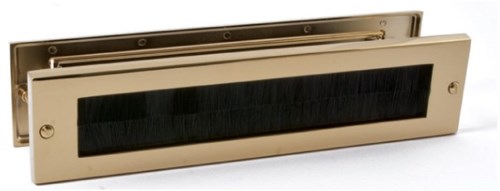 Mariani Briefplaat Combinatie Rechthoek Pvd Messing - 91182014-2