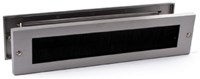 Mariani Briefplaat Combinatie Rechthoek Pvd Inox - 91182020-2