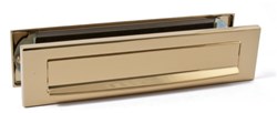 Mariani Briefplaat Combinatie Rechthoek Pvd Messing - 91182014