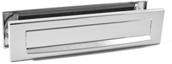 Mariani Briefplaat Combinatie Rechthoek Chroom - 91182015
