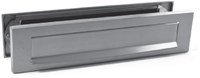 Mariani Briefplaat Combinatie Rechthoek Mat Chroom - 91182017