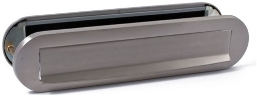 Mariani Briefplaat Combinatie Ovaal Pvd Inox - 91378020