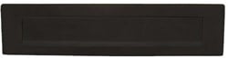Allux Briefplaat Rechthoek Puurzwart 340X76Mm - N1180070