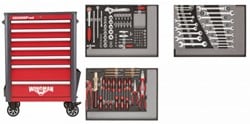 Gedore RED | R22071004 | Gereedschapwagen WINGMAN | 129-Delig - 3301694