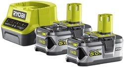 Ryobi RC18120-250 - 18v 2x 5.0Ah accu's + lader - 5133003364