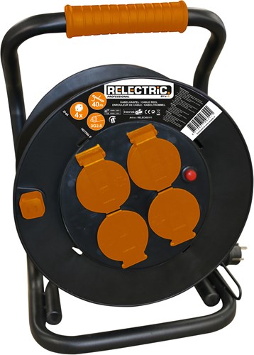Relectric PRO kabelhaspel 50 mtr IP44 3x1,5mm - RELEC492206 RELEC492206