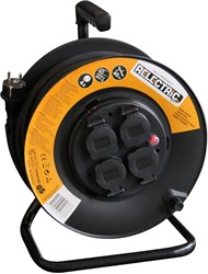 Relectric kabelhaspel 40 mtr 3x1,5mm NEOPREEN - RELEC493777 RELEC493777
